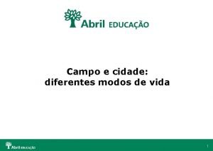 Diferentes modos de vida