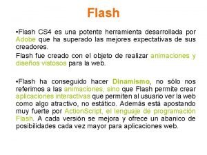 Flash cs