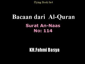 Flying Book 0 e 4 Bacaan dari AlQuran
