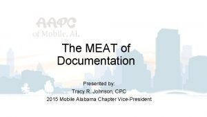 Meat documentation example