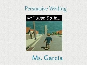 Create interest persuasive statement