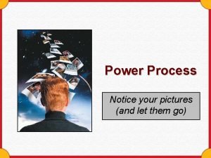 The power process notice your pictures and let them go