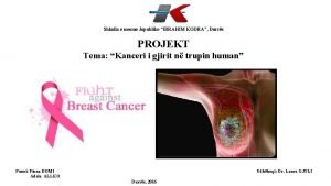 Kanceri i gjirit projekt