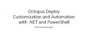 Octopus rest api Octopus rest api