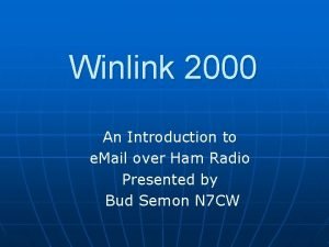 Winlink 2000