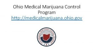 Ohio medical marijuana control program