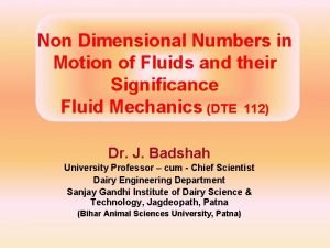 Weber number significance