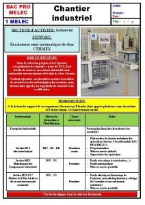 Tp câblage industriel bac pro melec