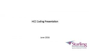 Hcc coding cheat sheet