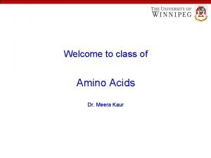 Amino acid classification