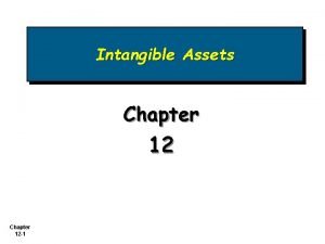 Objectives of intangible assets