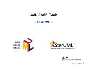 UML CASE Tools Star UML Software Engineering 1