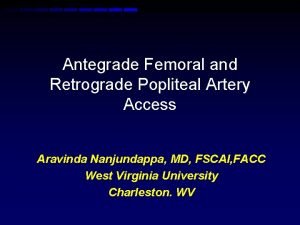 Popliteal entrapment Popliteal entrapment