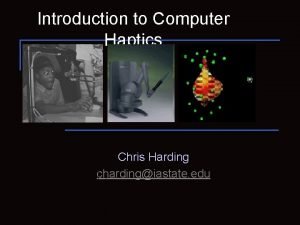 Chris harding simulations