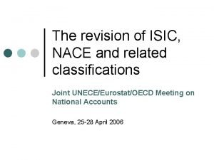 Isic nace Isic nace