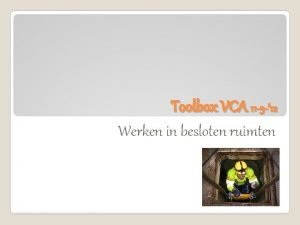 Vca toolbox