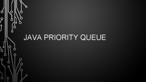 Java priority queue example