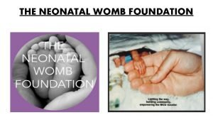 THE NEONATAL WOMB FOUNDATION Founders Story Born at