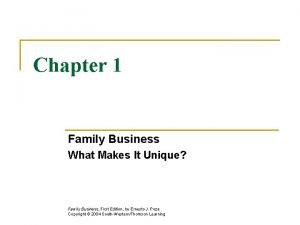 Family business definition