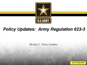 Army ncoer regulation