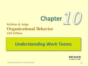 Robbins team effectiveness model