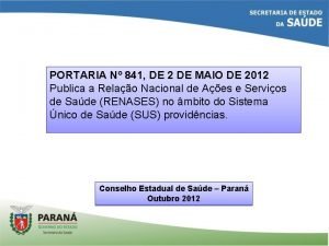 PORTARIA N 841 DE 2 DE MAIO DE