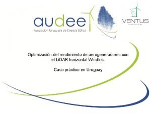 Optimizacin del rendimiento de aerogeneradores con el Li