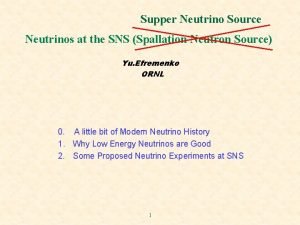 Supper Neutrino Source Neutrinos at the SNS Spallation