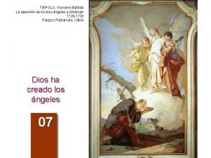 TIEPOLO Giovanni Battista La aparicin de los tres