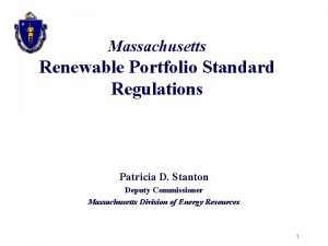 Massachusetts renewable portfolio standard