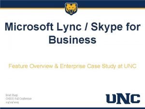 Microsoft lync overview