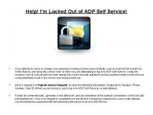 My adp login