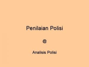 Definisi polisi