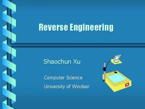 Reverse engineering computer science