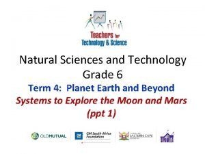 Natural science and technology grade 6 lesson plans term 4
