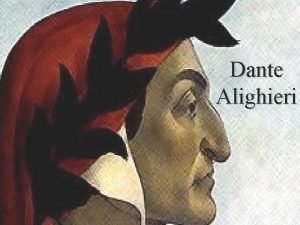 Dante alighieri nel mezzo del cammin