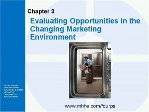 Evaluating opportunities in the changing market environment