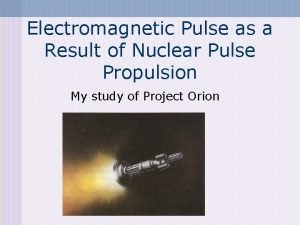 Electromagnetic Pulse as a Result of Nuclear Pulse