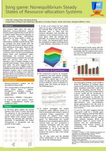 Ising game Nonequilibrium Steady States of Resourceallocation Systems