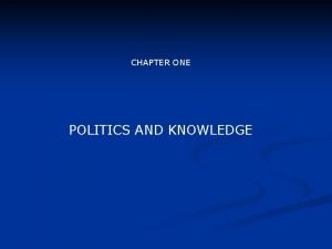 Normative political knowledge