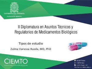 Tipos de estudio