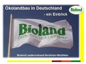 kolandbau in Deutschland ein Einblick Bioland Landesverband NordrheinWestfalen