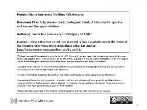 Project Ghana Emergency Medicine Collaborative Document Title Achy