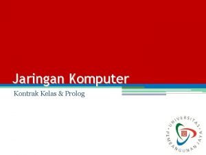 Jaringan Komputer Kontrak Kelas Prolog Standar Kompetensi Sesudah