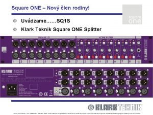 Klark teknik sq1s