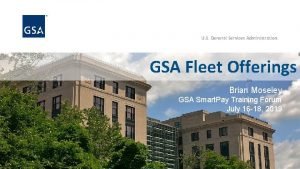 Gsa fleet drive thru