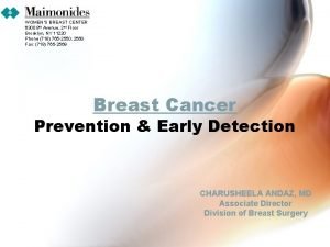 Breast cancer symptoms