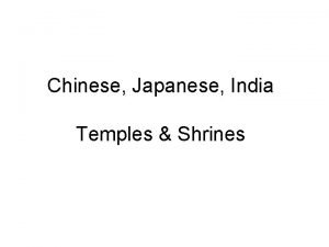 Chinese Japanese India Temples Shrines Famen Temple China