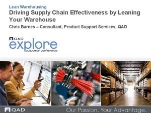 Lean warehousing definition