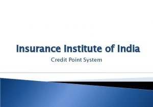 Insuranceinstituteofindia Insuranceinstituteofindia